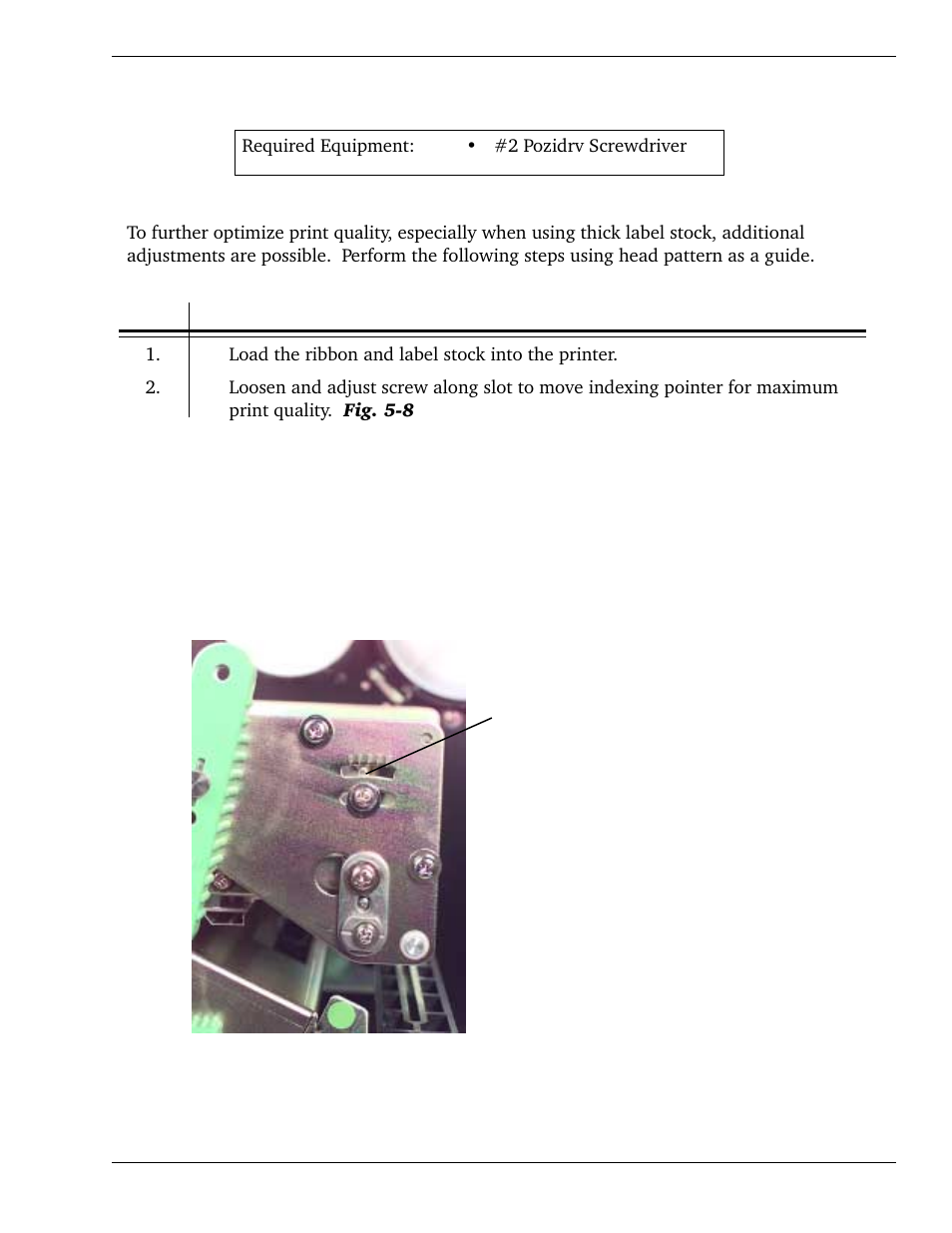 7 print head alignment adjustment | SATO CL 408e User Manual | Page 99 / 219