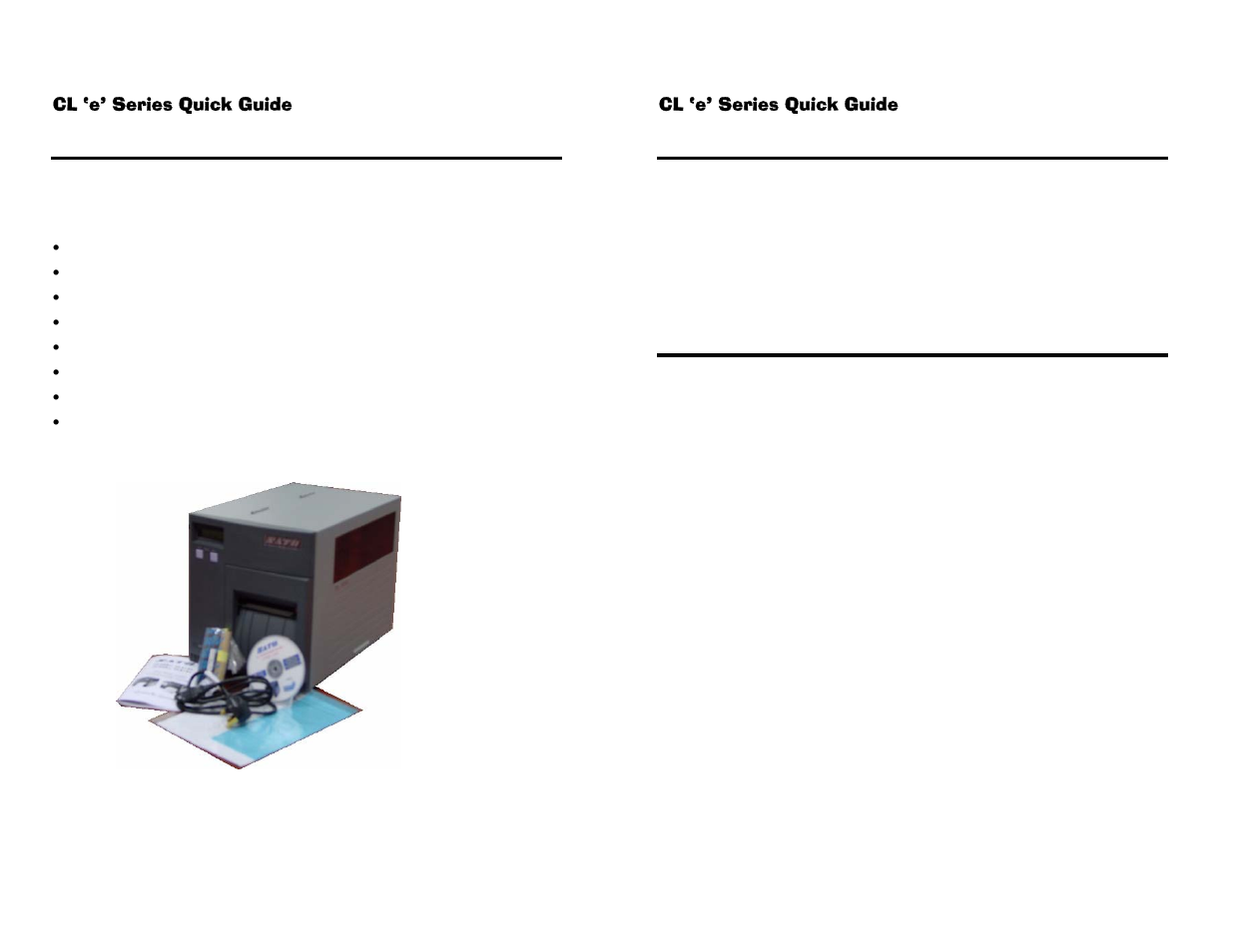 SATO CL612e User Manual | Page 4 / 10