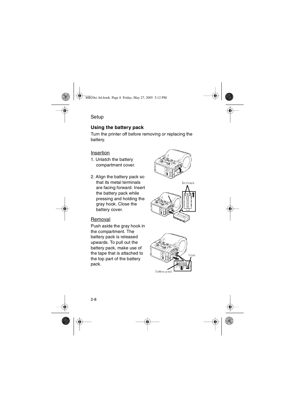 SATO MB200/201i User Manual | Page 22 / 71