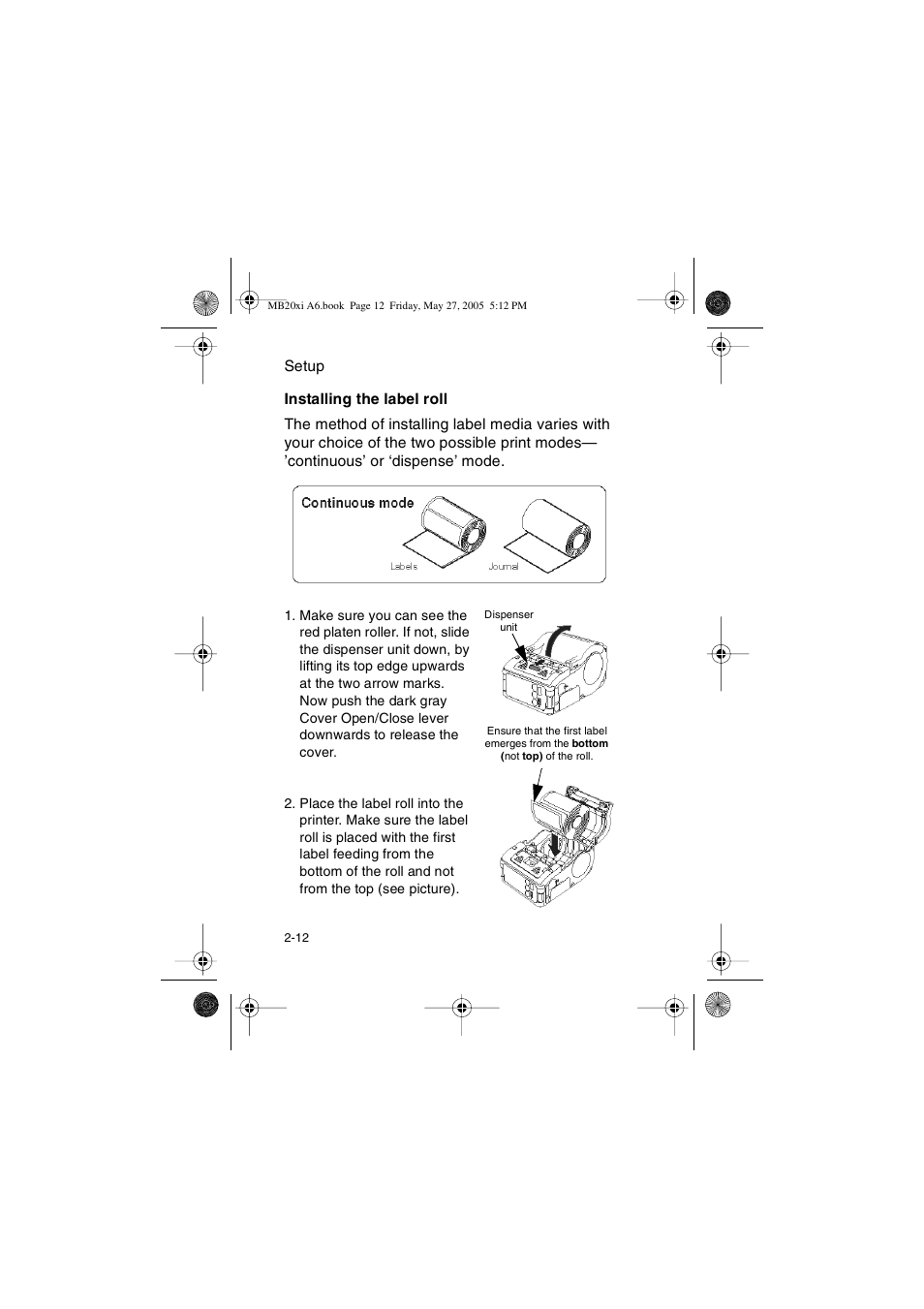 SATO MB200/201i User Manual | Page 26 / 71