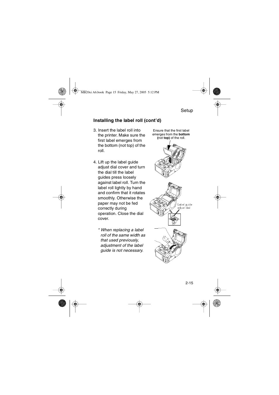 SATO MB200/201i User Manual | Page 29 / 71