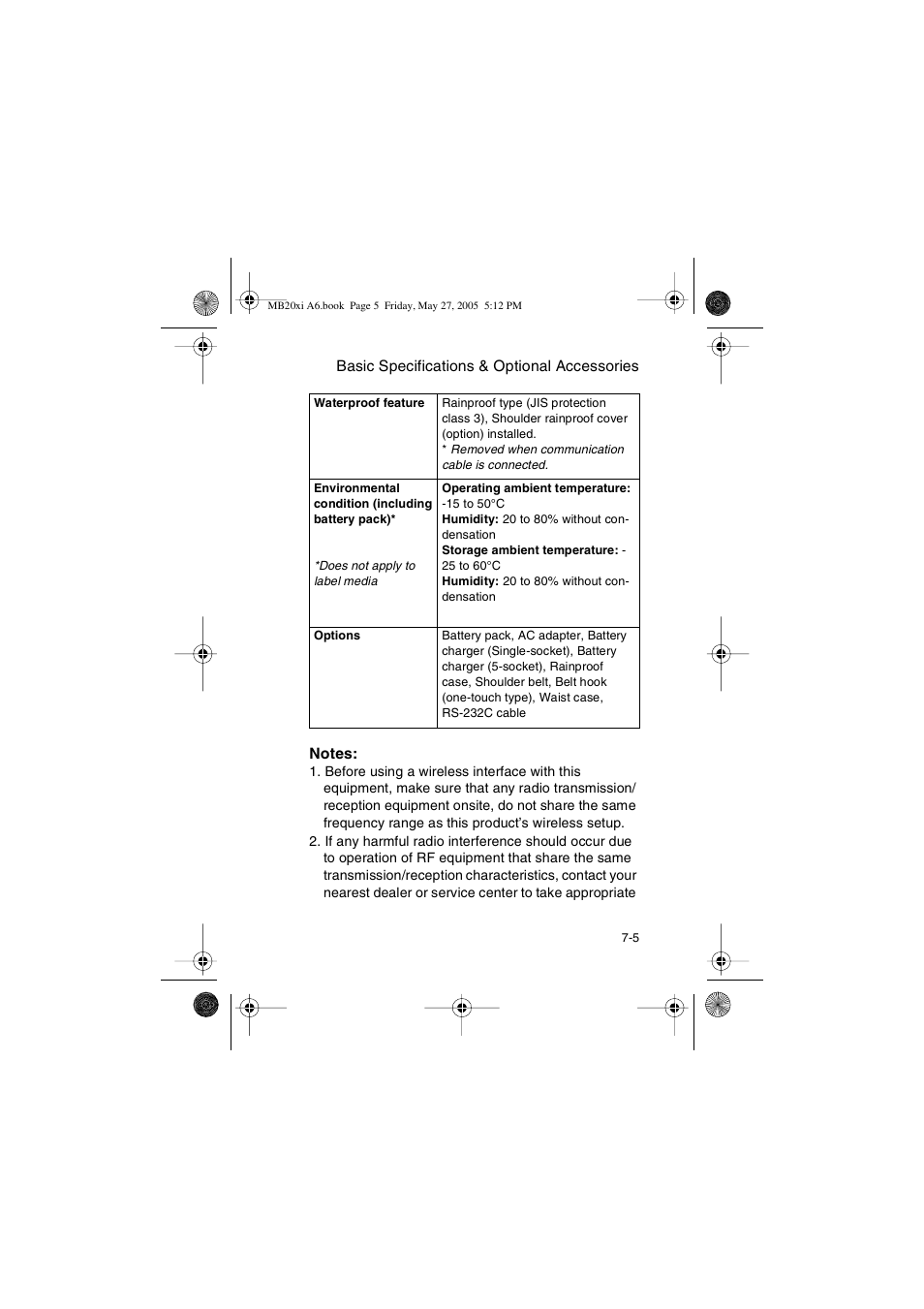 SATO MB200/201i User Manual | Page 63 / 71