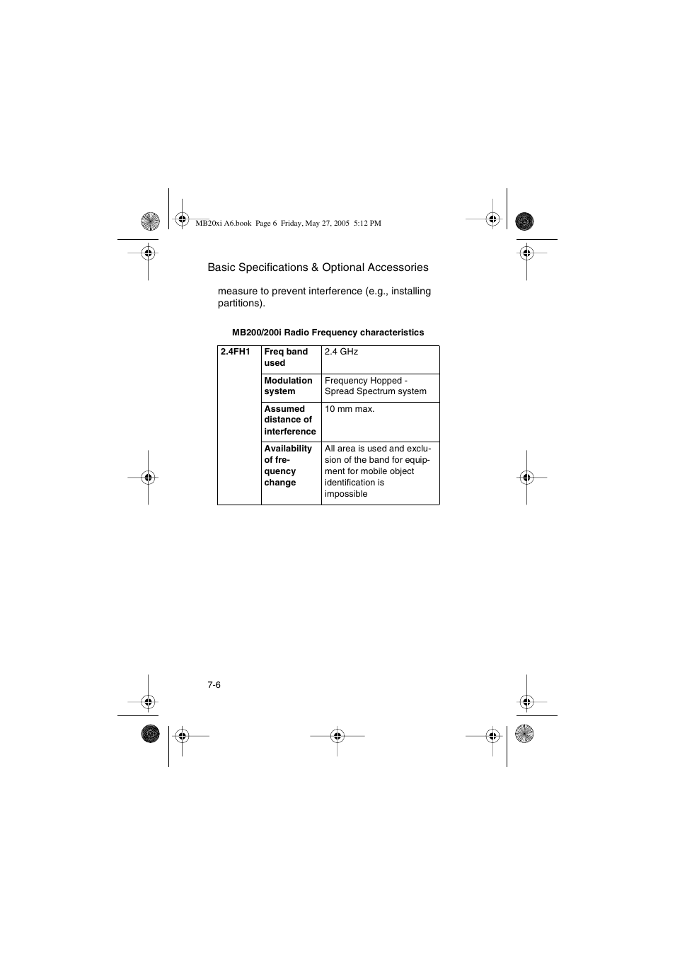 SATO MB200/201i User Manual | Page 64 / 71