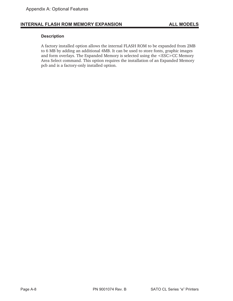 SATO CL408e User Manual | Page 101 / 103