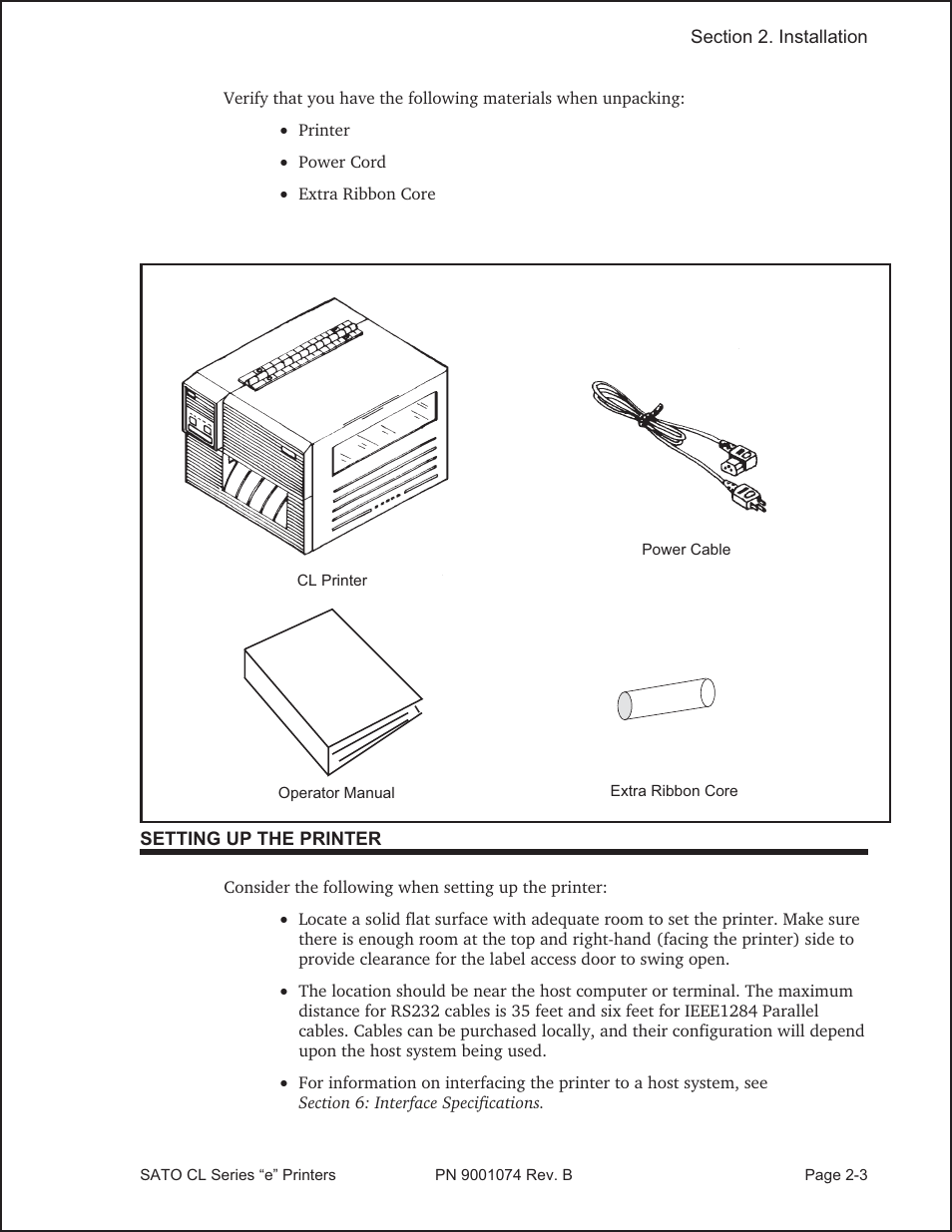 SATO CL408e User Manual | Page 20 / 103