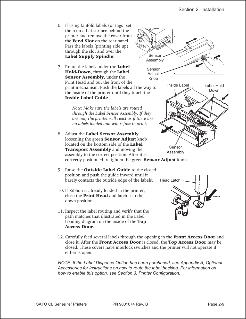 SATO CL408e User Manual | Page 26 / 103
