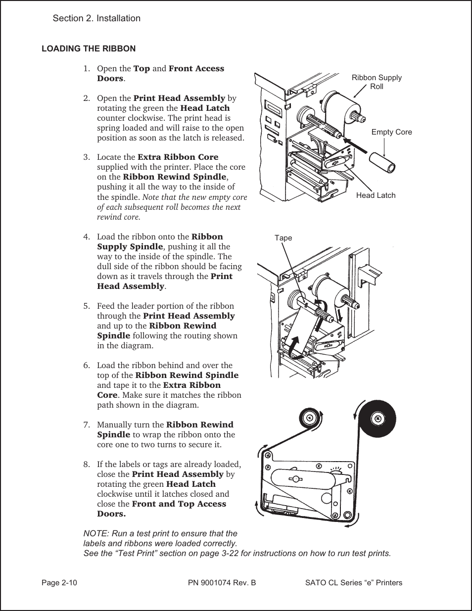 SATO CL408e User Manual | Page 27 / 103