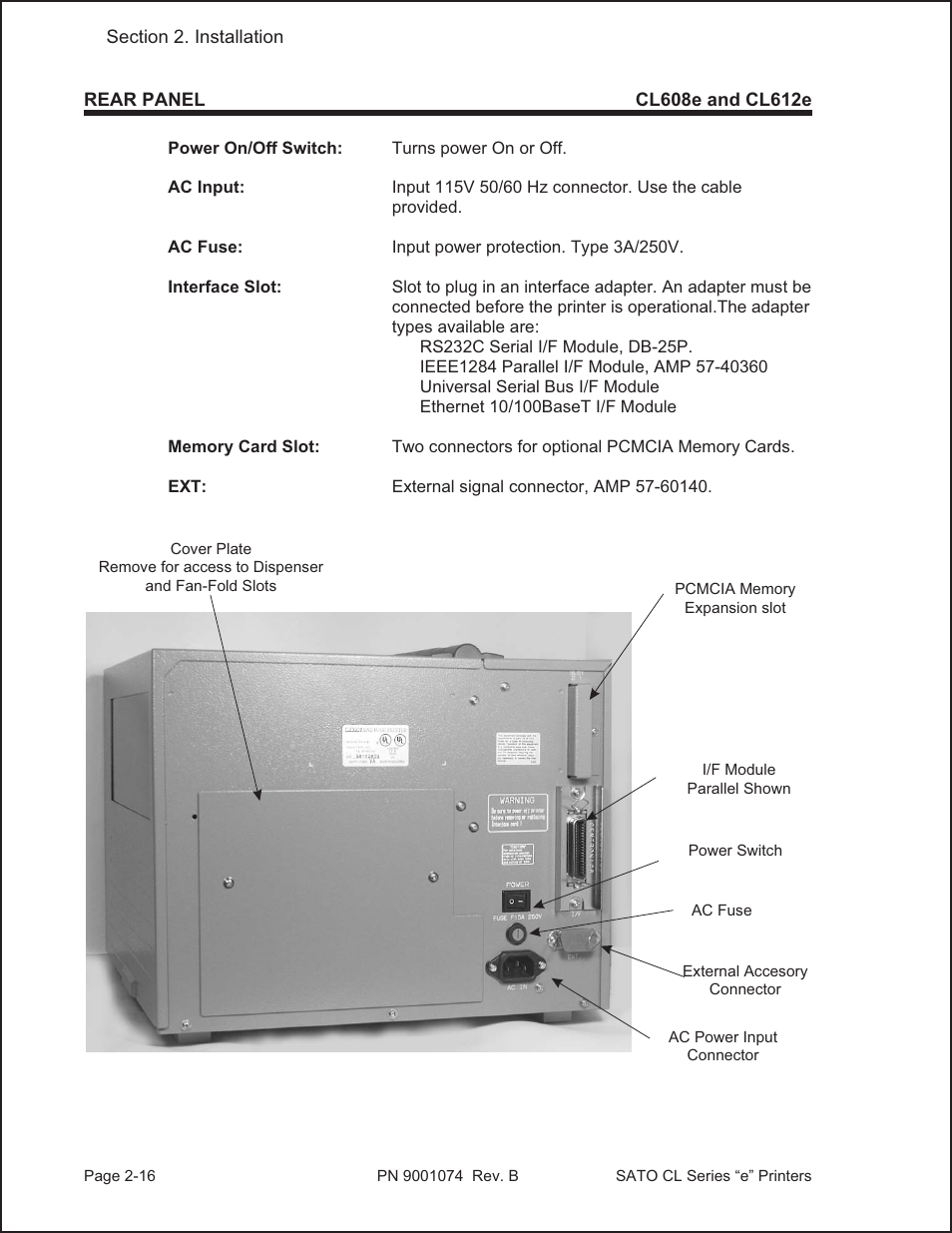 SATO CL408e User Manual | Page 33 / 103