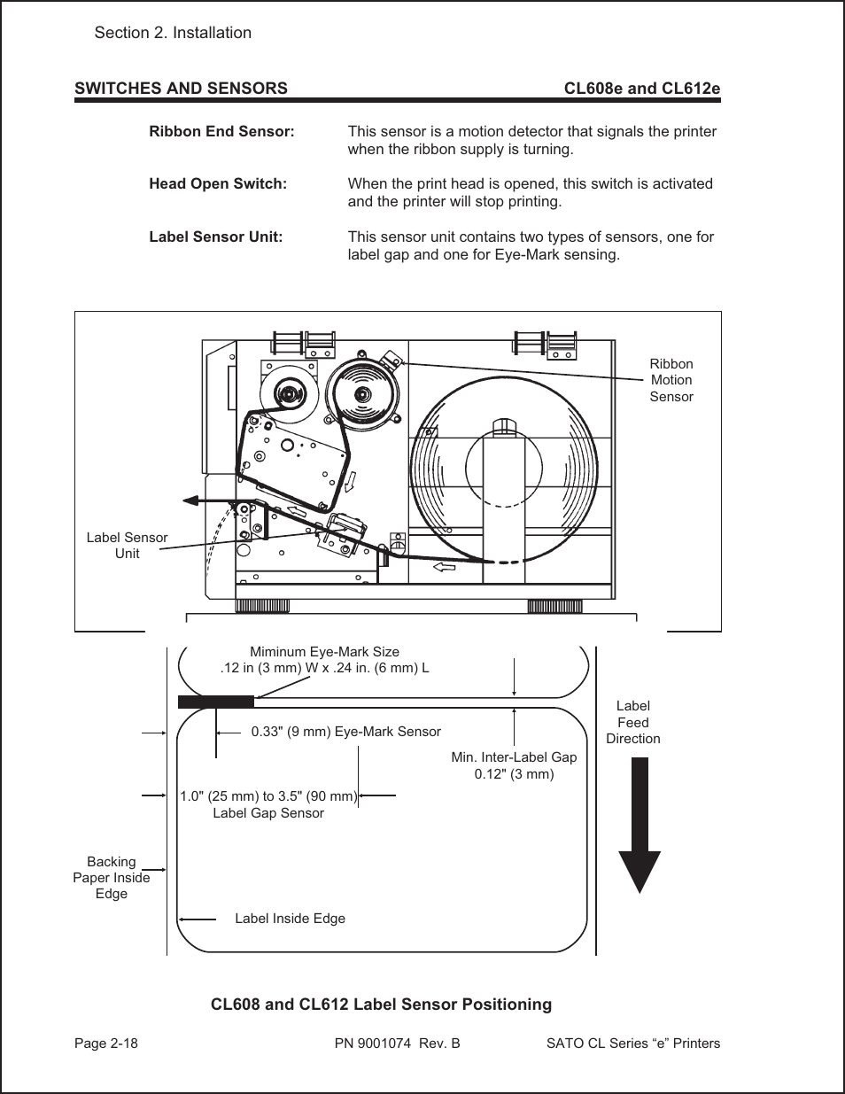 SATO CL408e User Manual | Page 35 / 103