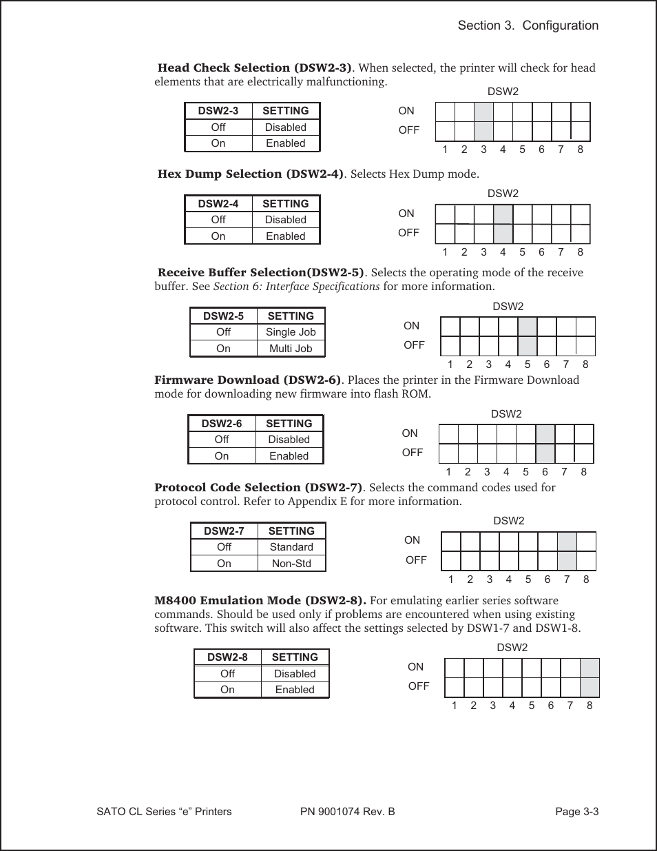 SATO CL408e User Manual | Page 40 / 103