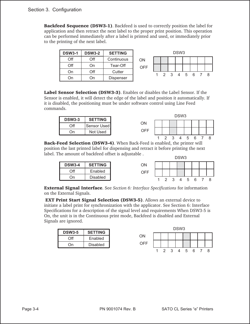 SATO CL408e User Manual | Page 41 / 103