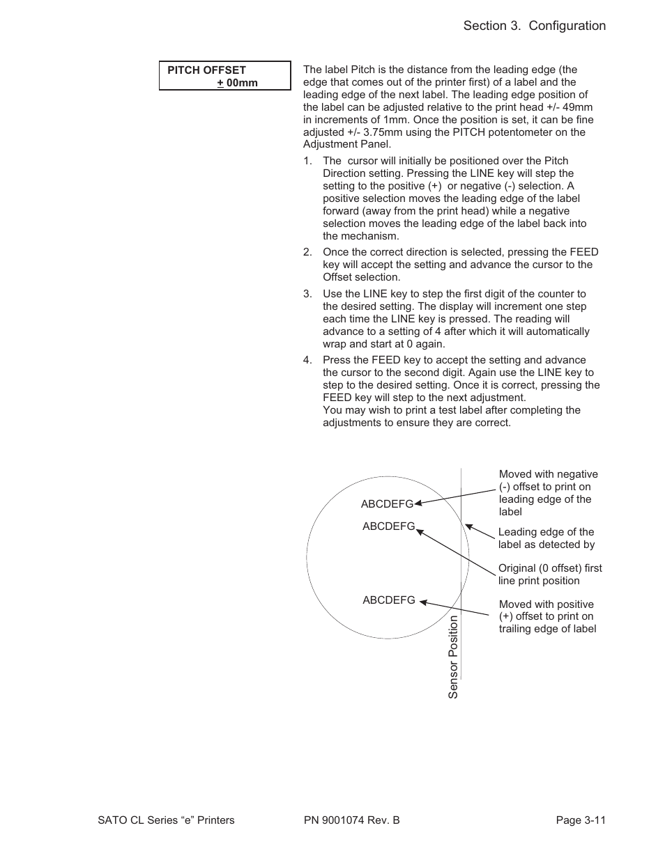 SATO CL408e User Manual | Page 48 / 103