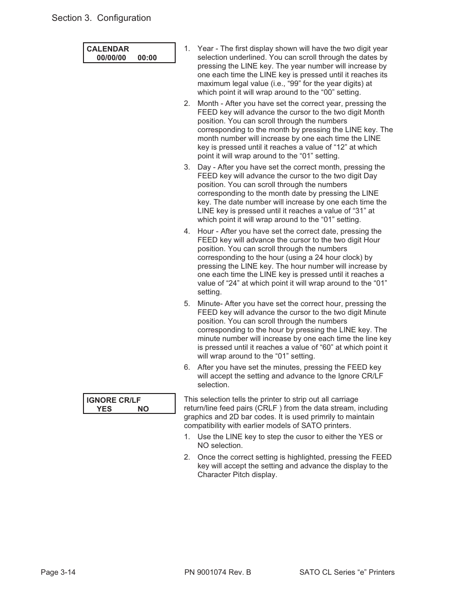 SATO CL408e User Manual | Page 51 / 103
