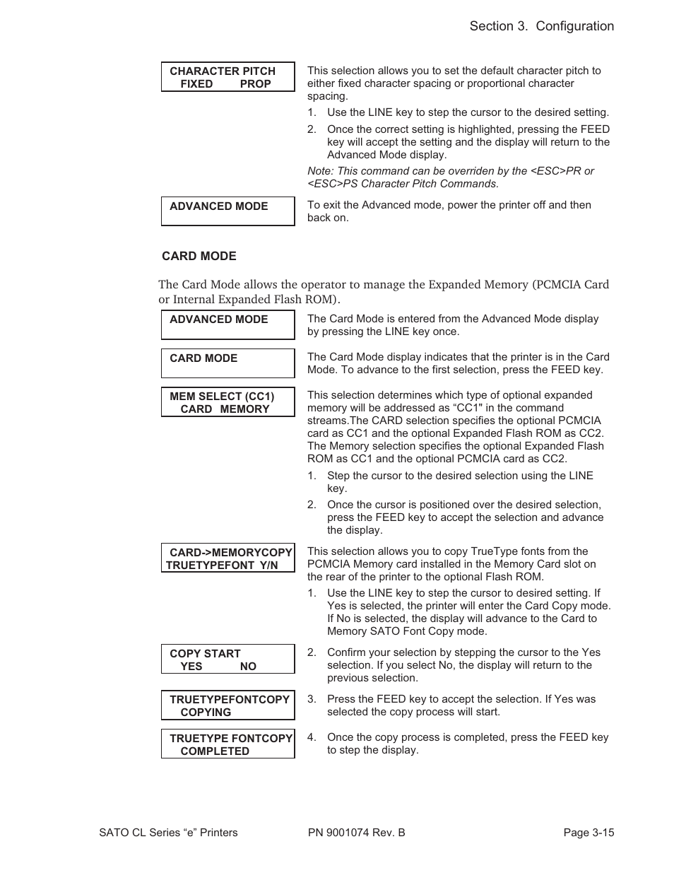 SATO CL408e User Manual | Page 52 / 103