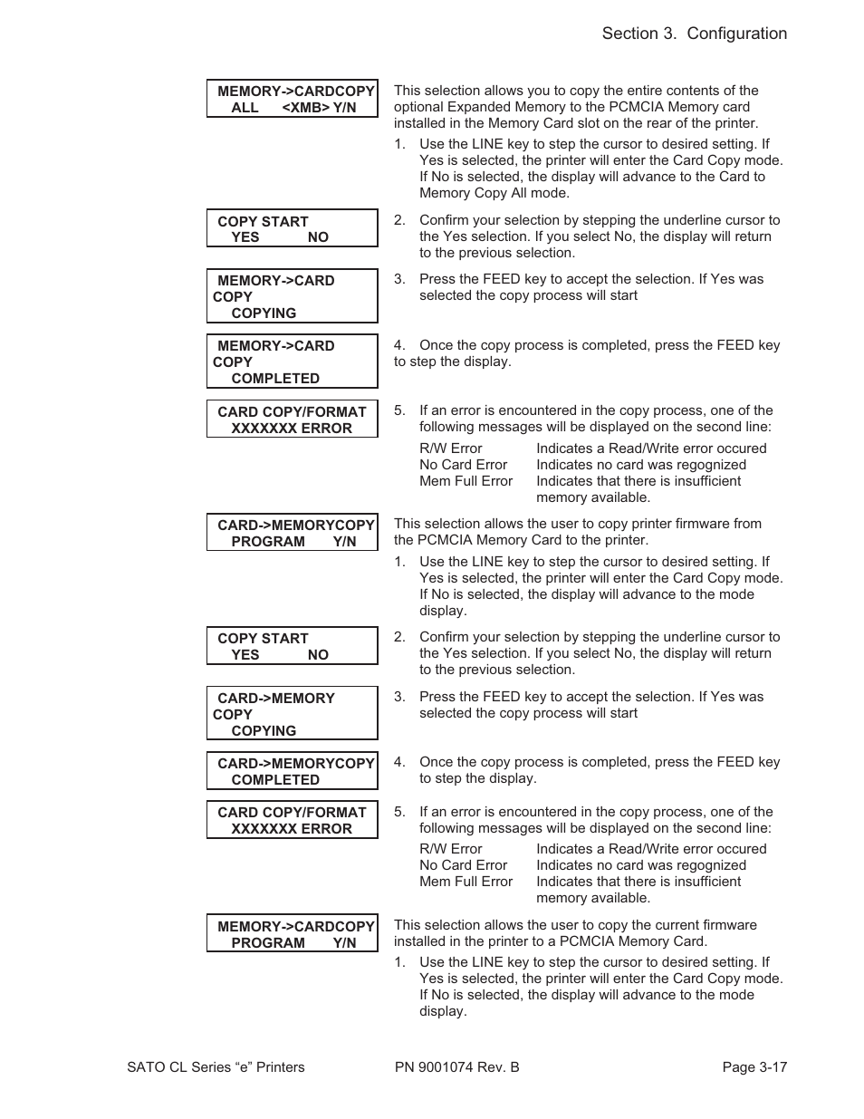 SATO CL408e User Manual | Page 54 / 103