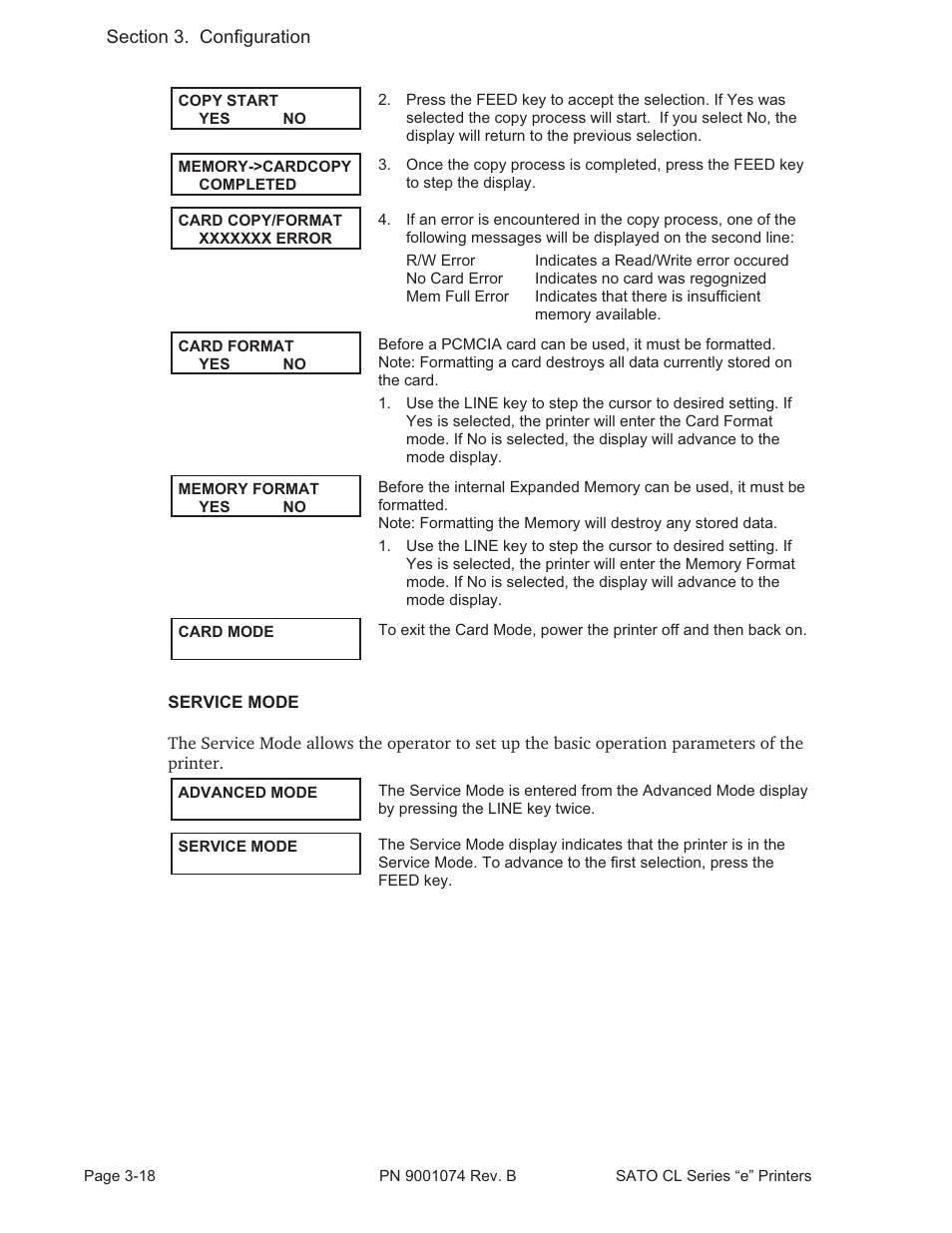 SATO CL408e User Manual | Page 55 / 103