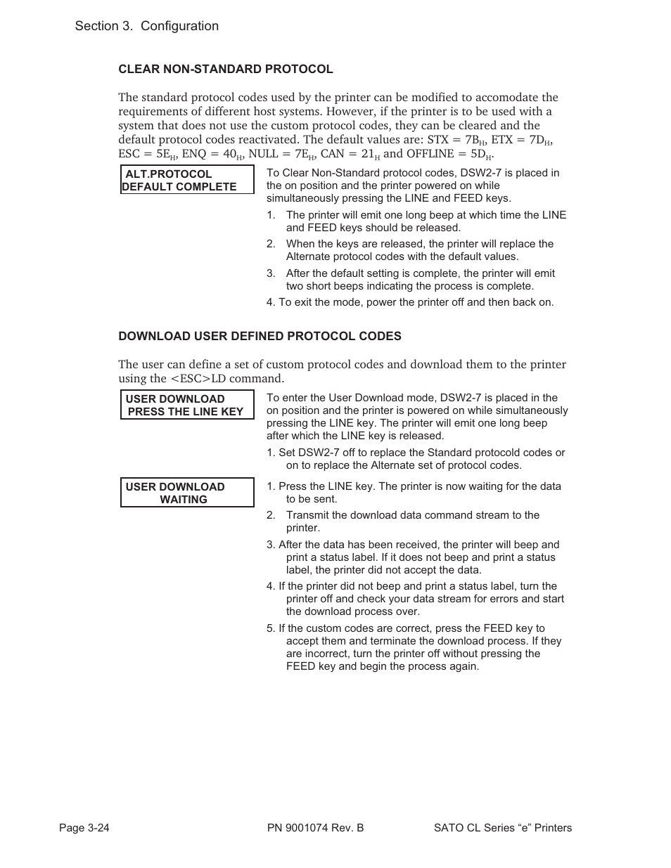 SATO CL408e User Manual | Page 61 / 103