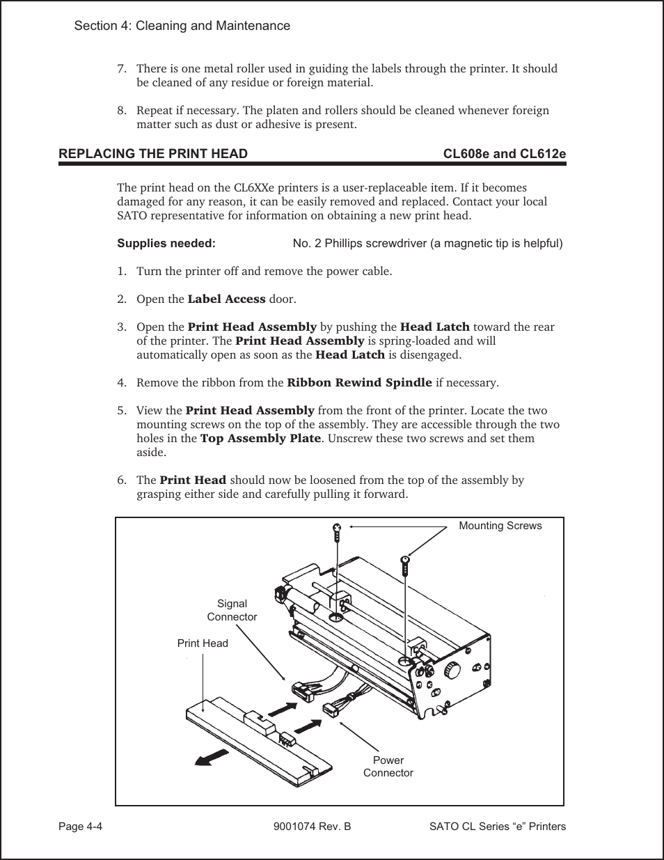 SATO CL408e User Manual | Page 67 / 103