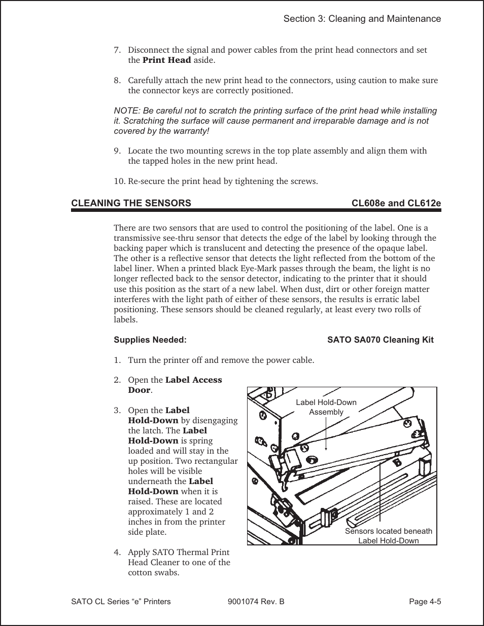 SATO CL408e User Manual | Page 68 / 103
