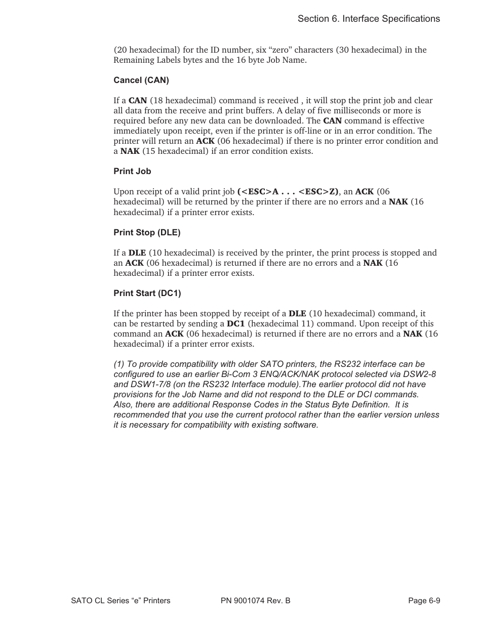 SATO CL408e User Manual | Page 84 / 103