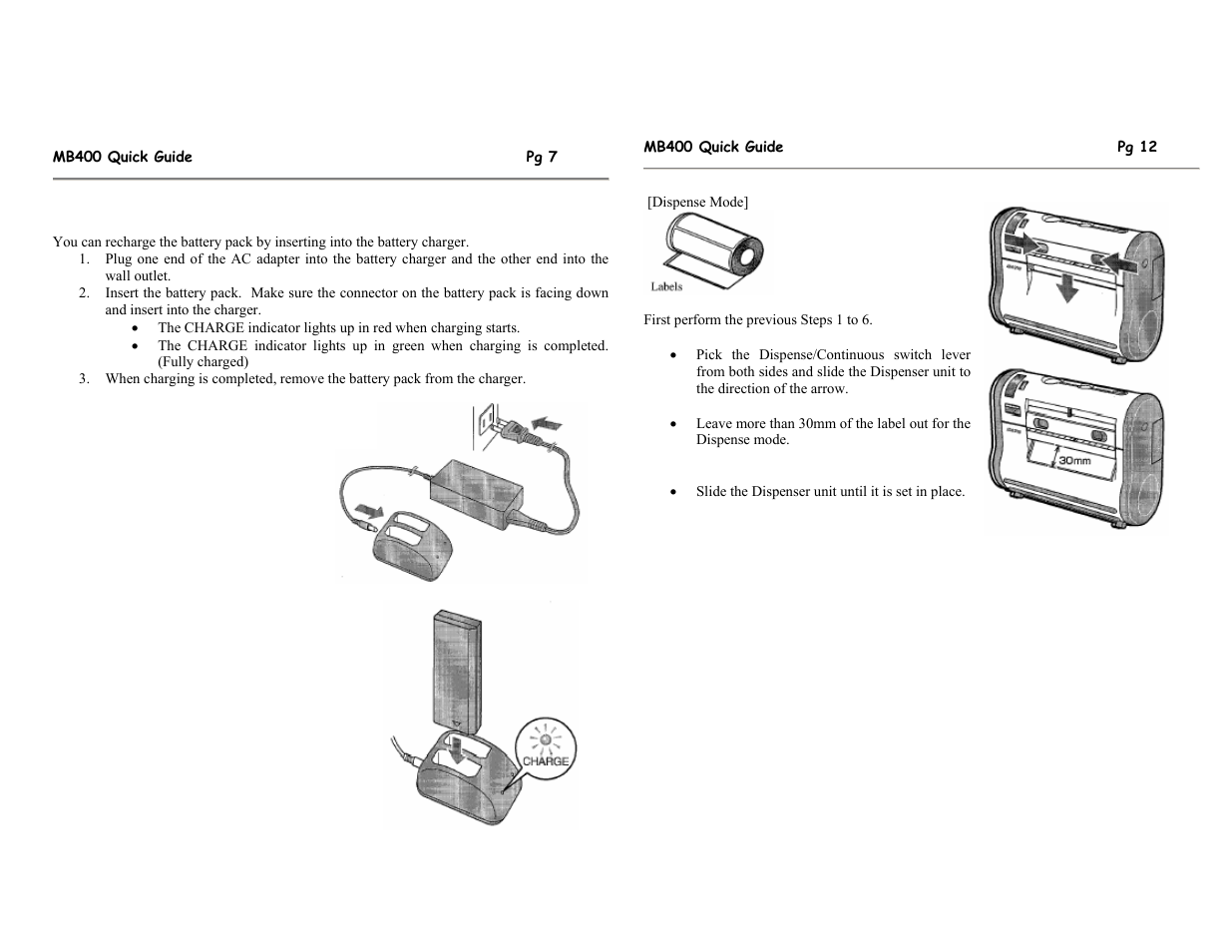 SATO MB400 User Manual | Page 10 / 12