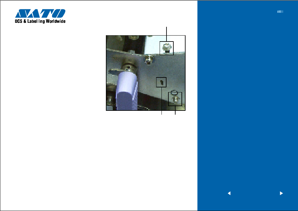 Print balance adjustment, Previous | home | next | SATO XL4xxe User Manual | Page 12 / 13