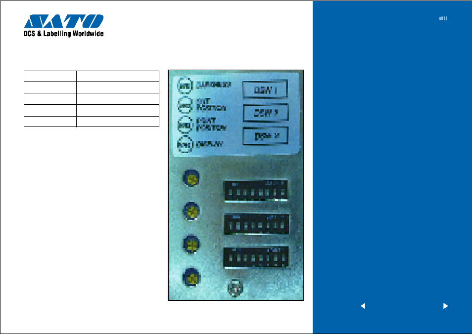 Chart 5, Previous | home | next | SATO XL4xxe User Manual | Page 7 / 13