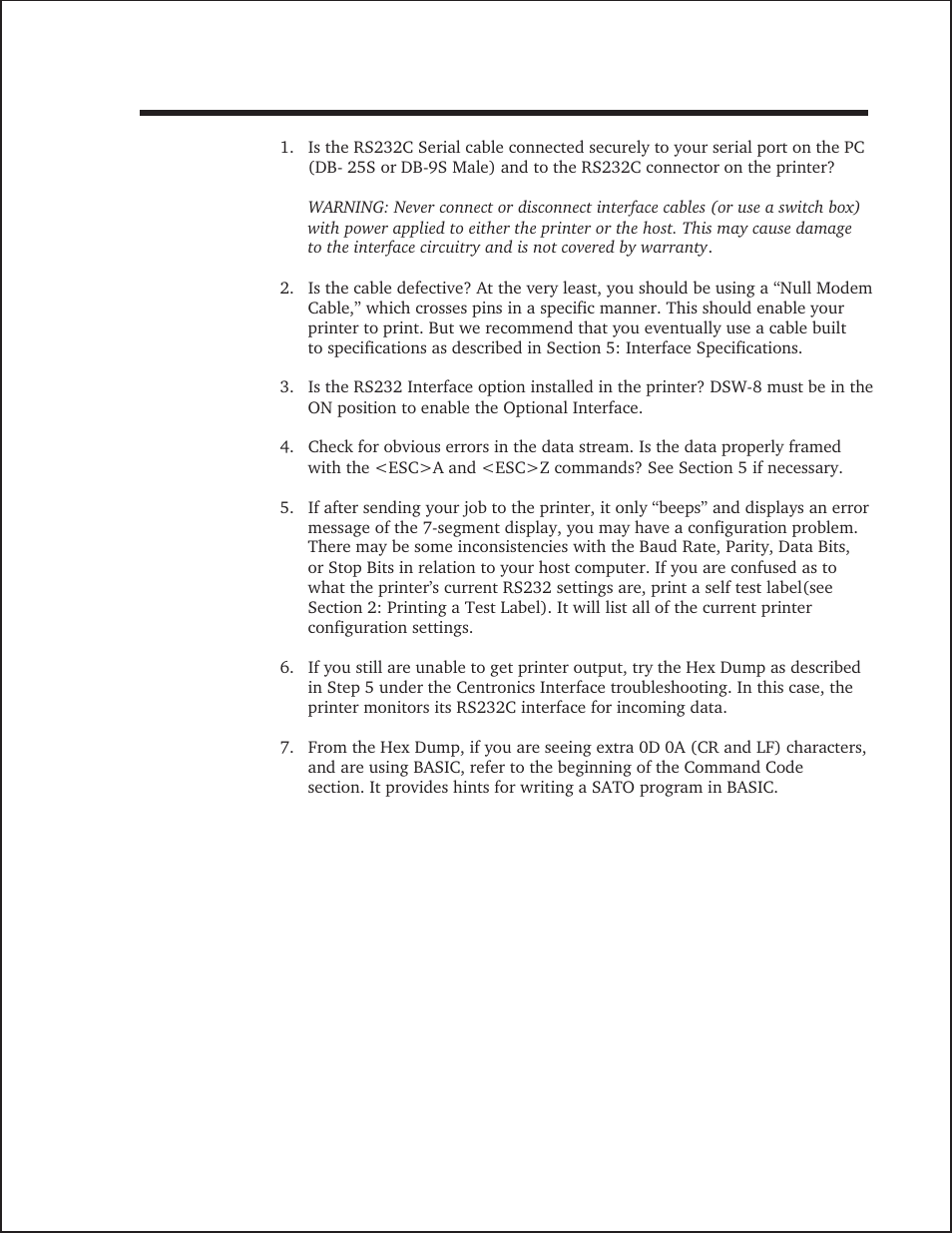 SATO CT410 User Manual | Page 154 / 199