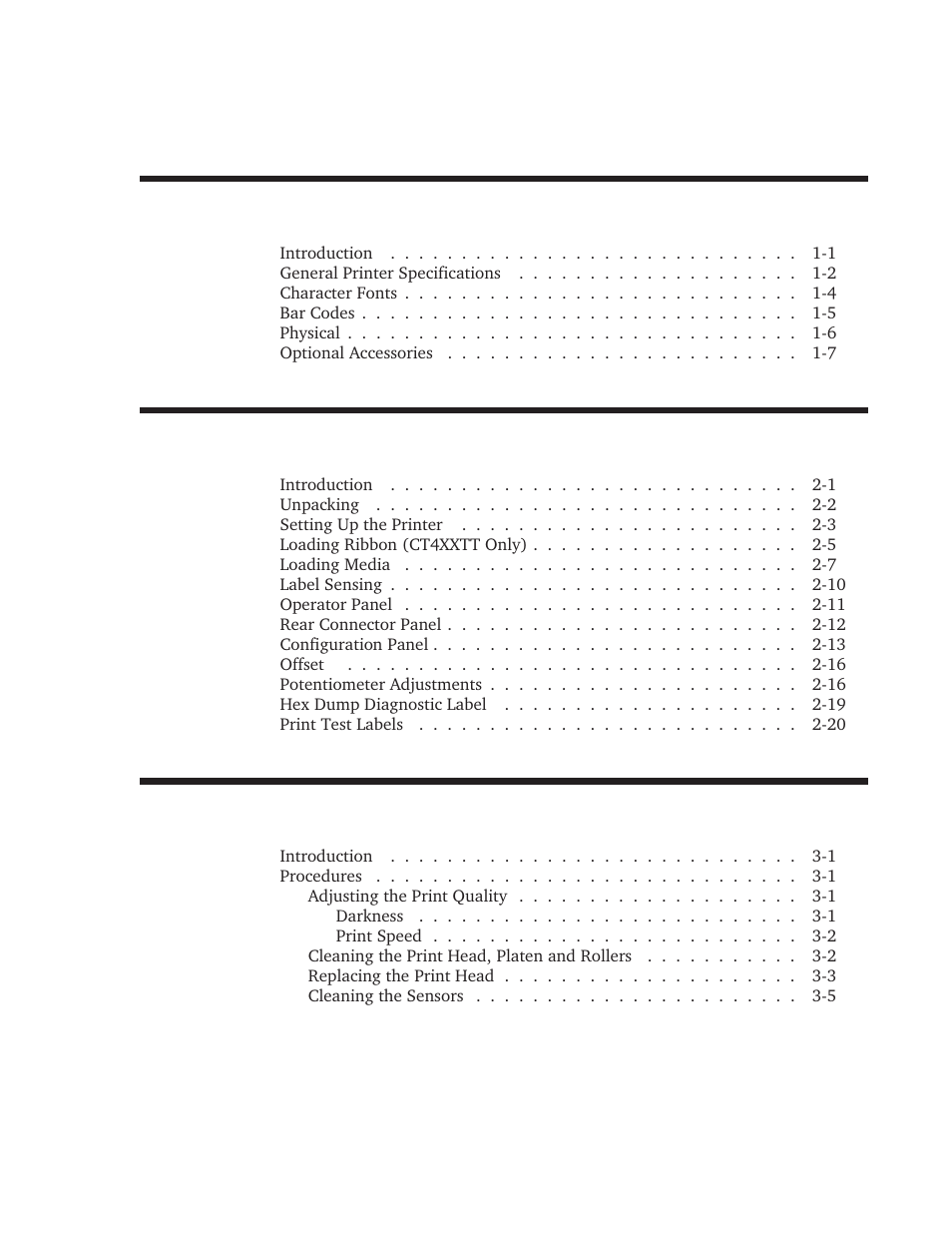 SATO CT410 User Manual | Page 5 / 199