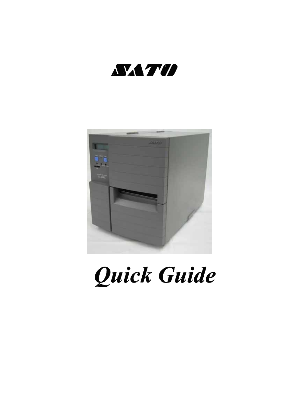 SATO LM400E User Manual | 32 pages