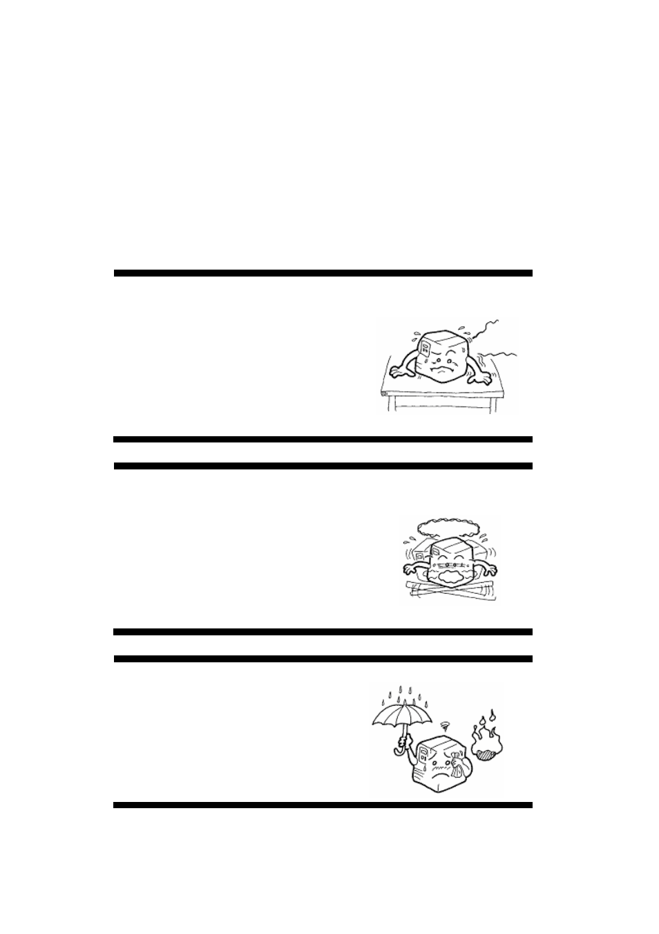 Precautions for installation and handling | SATO LM400E User Manual | Page 11 / 32