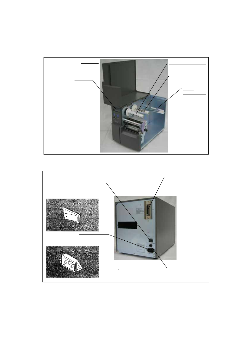 Names of parts | SATO LM400E User Manual | Page 16 / 32