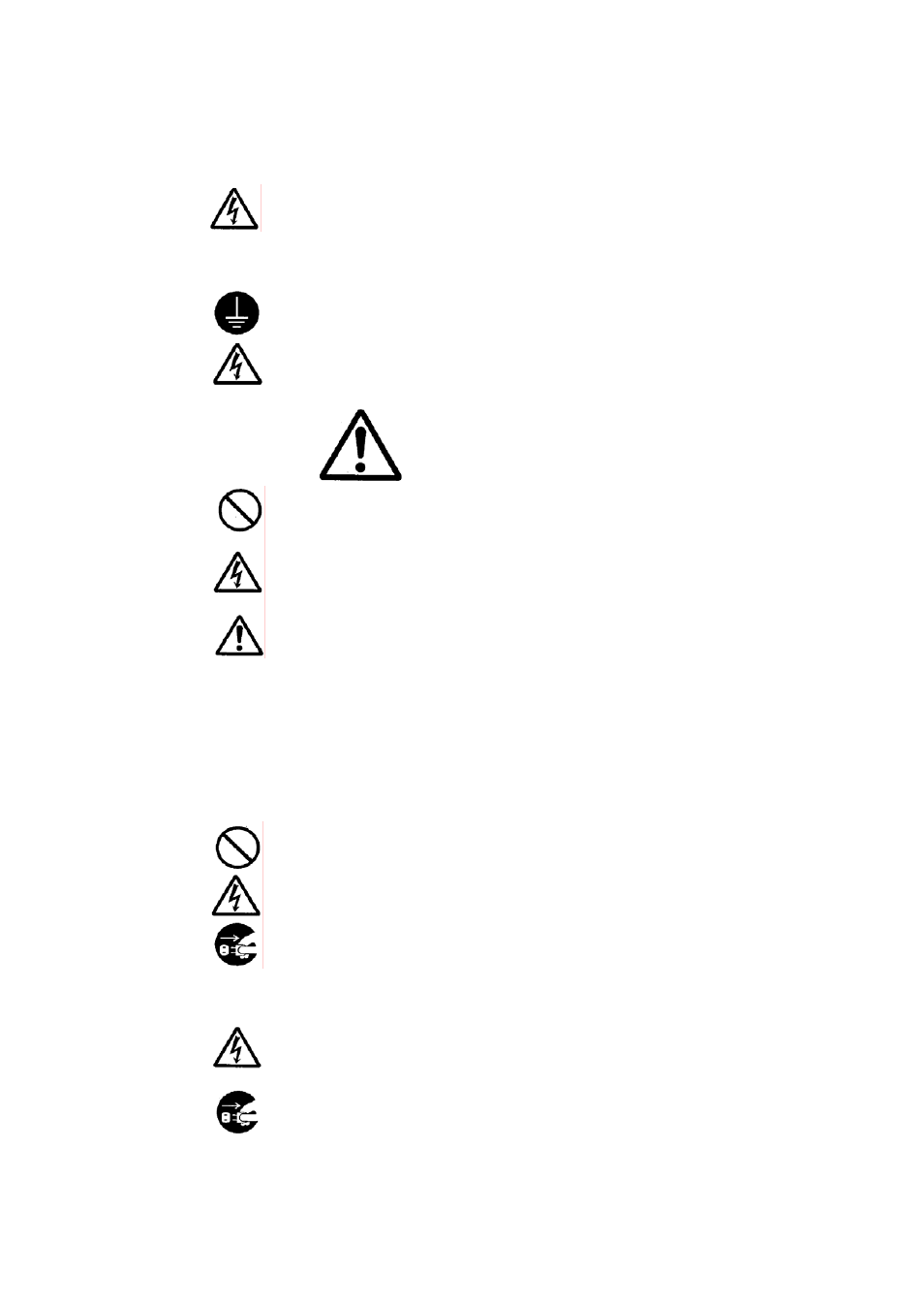 Warning | SATO LM400E User Manual | Page 6 / 32