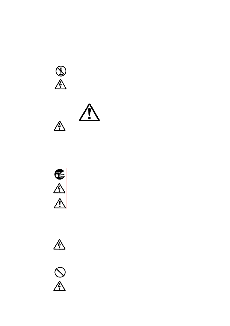Caution | SATO LM400E User Manual | Page 7 / 32