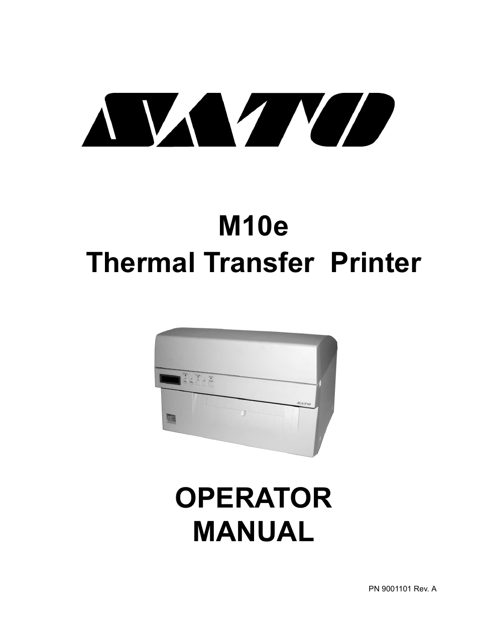 SATO M10e User Manual | 82 pages