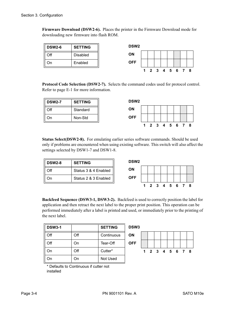 SATO M10e User Manual | Page 26 / 82