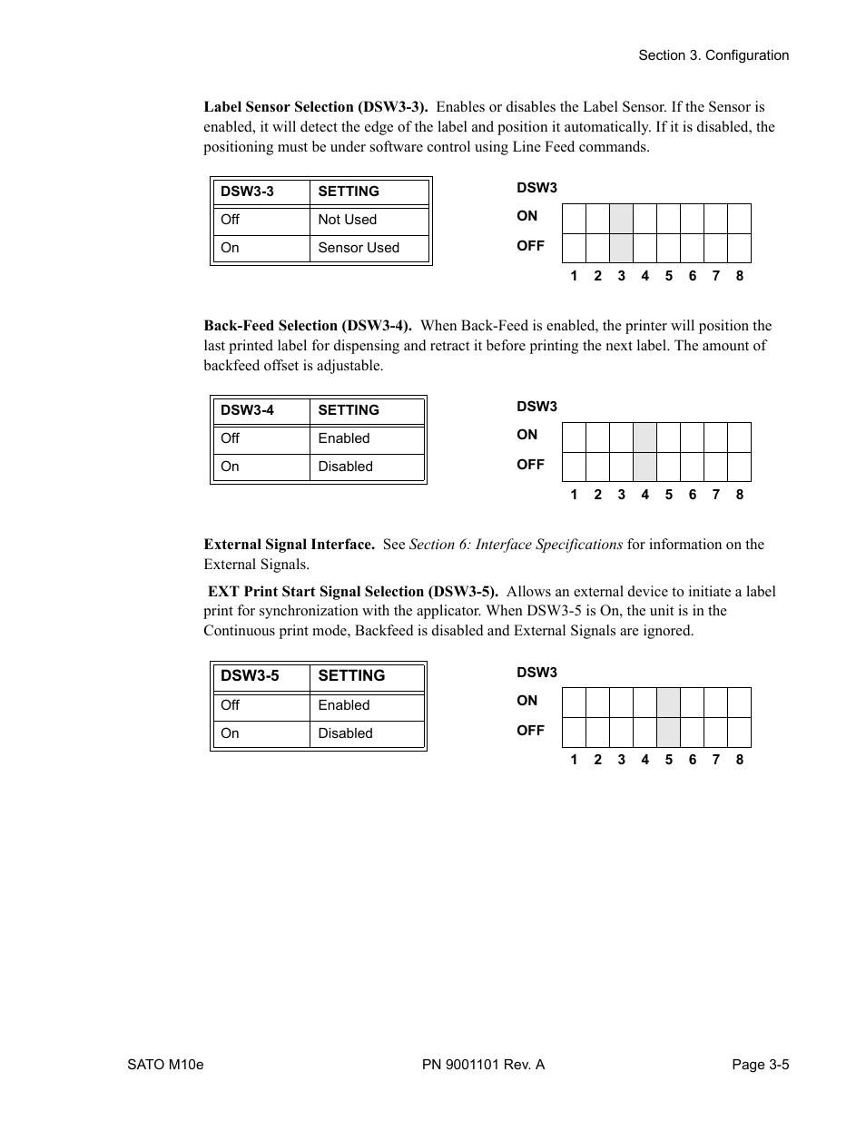 SATO M10e User Manual | Page 27 / 82