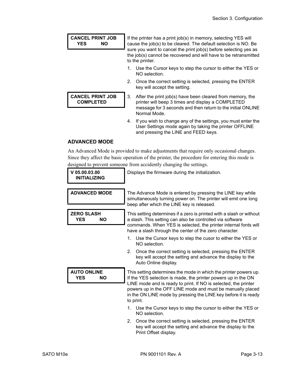 SATO M10e User Manual | Page 35 / 82