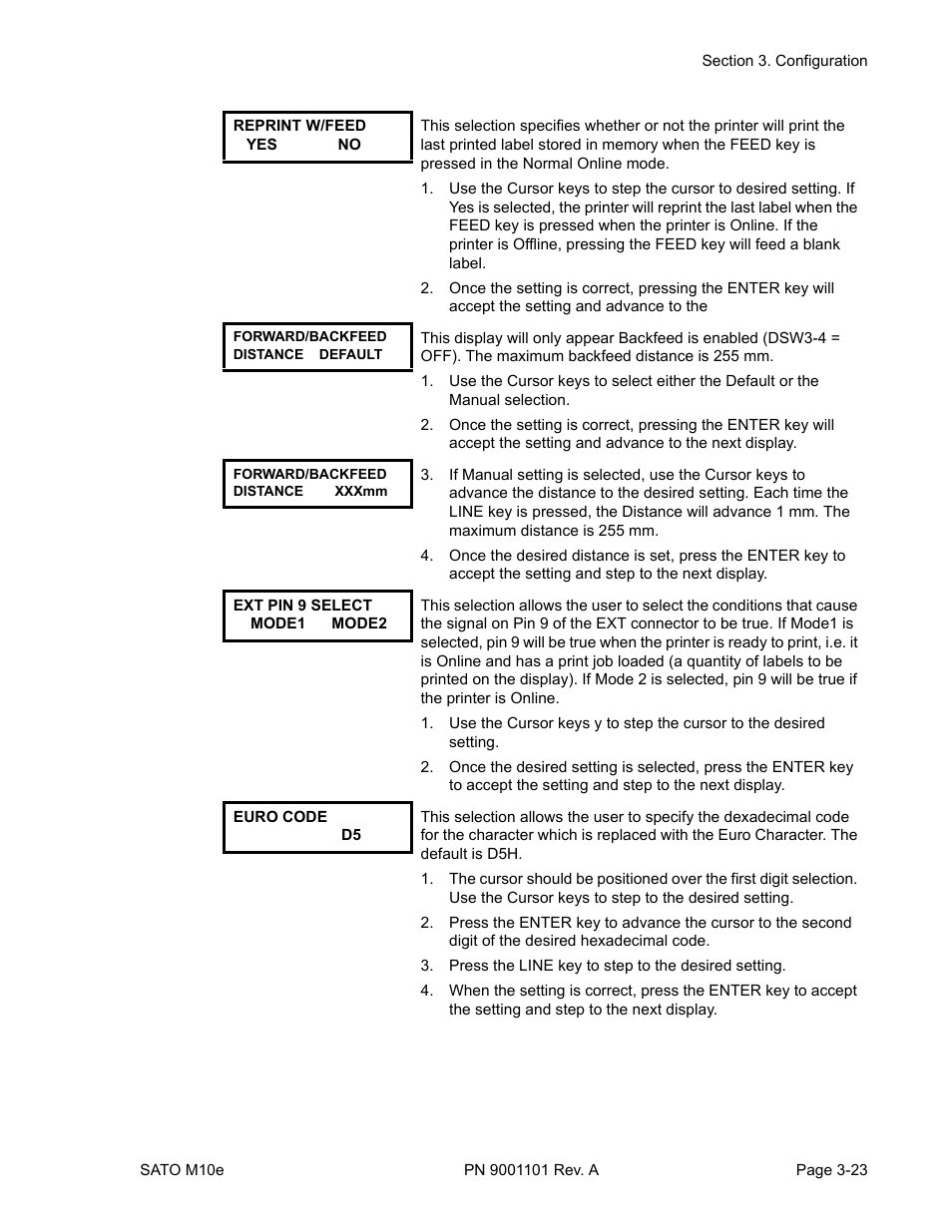 SATO M10e User Manual | Page 45 / 82