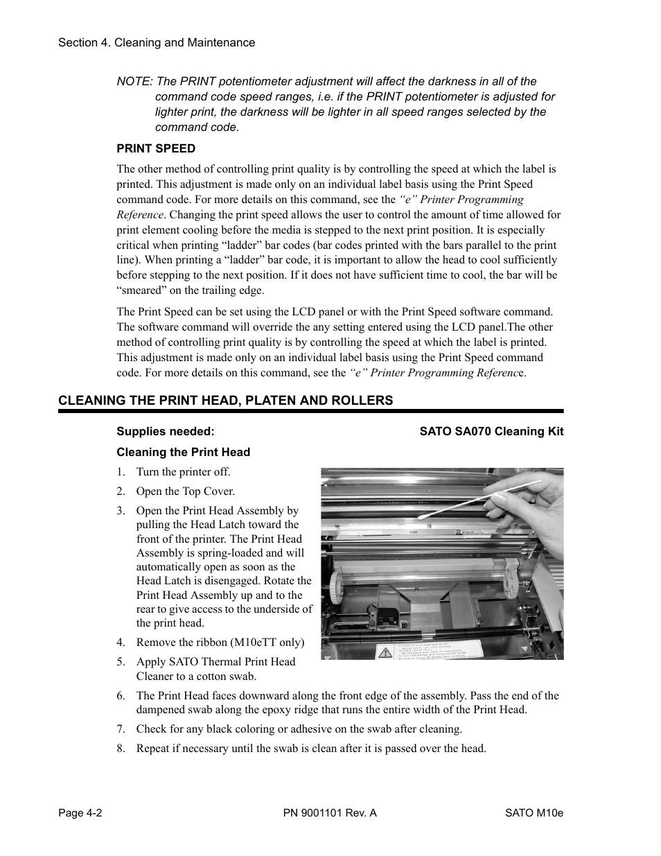 SATO M10e User Manual | Page 52 / 82