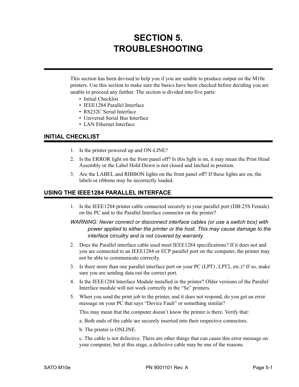 SATO M10e User Manual | Page 57 / 82