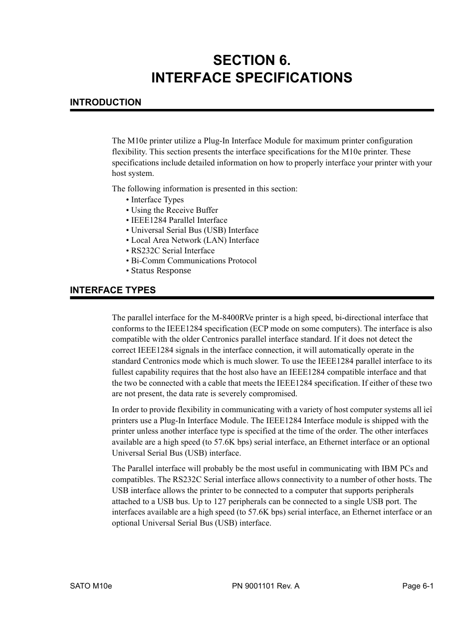 SATO M10e User Manual | Page 63 / 82