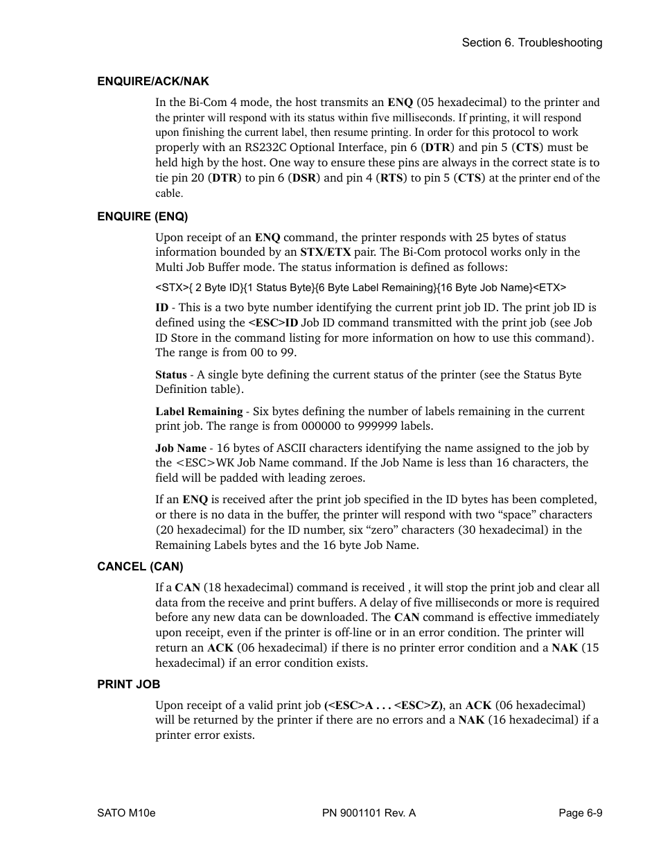 SATO M10e User Manual | Page 71 / 82