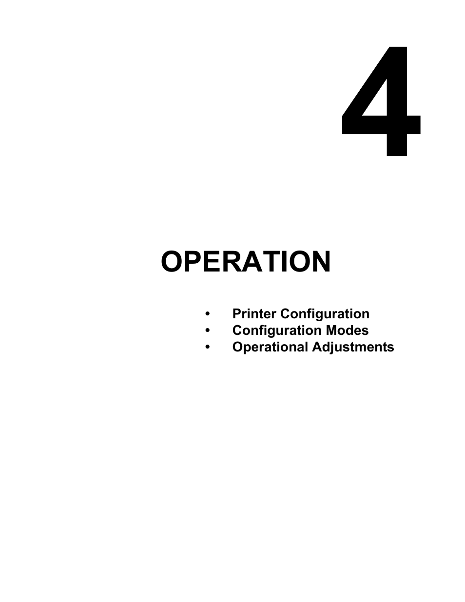 Operation | SATO M5900RVe User Manual | Page 25 / 66