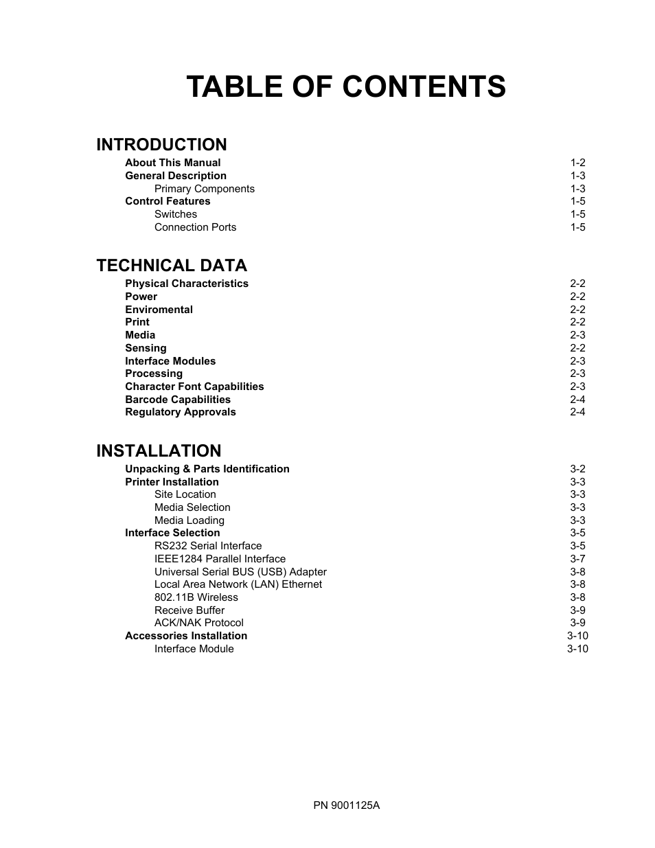 SATO M5900RVe User Manual | Page 3 / 66