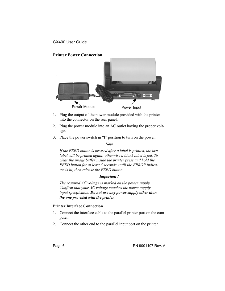 SATO CX400 User Manual | Page 8 / 26