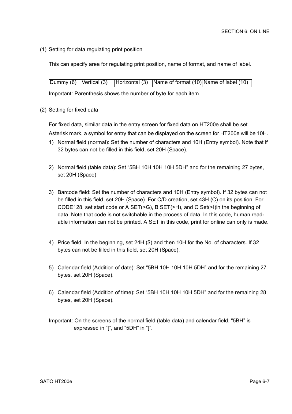 SATO HT200e User Manual | Page 112 / 152