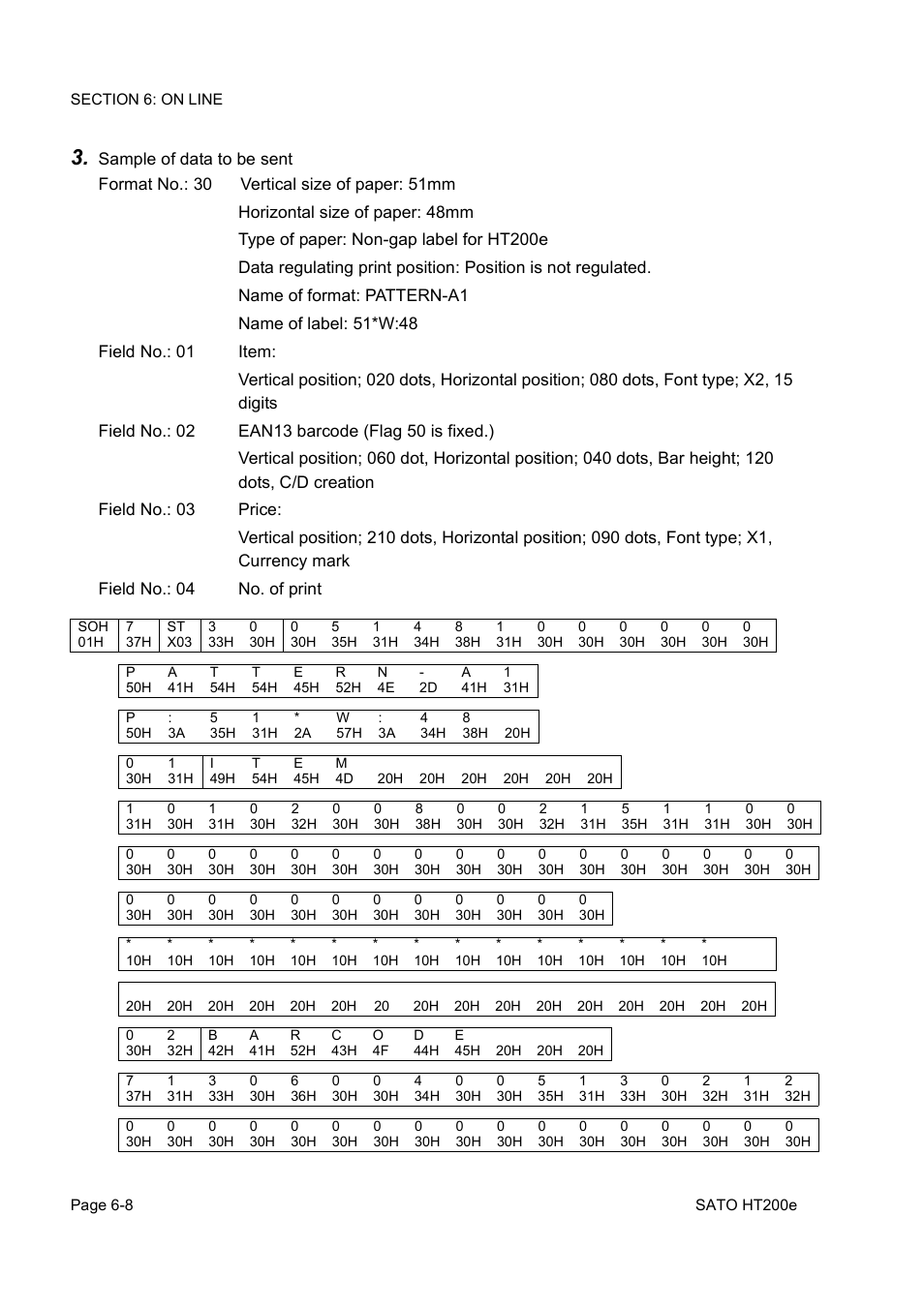 SATO HT200e User Manual | Page 113 / 152