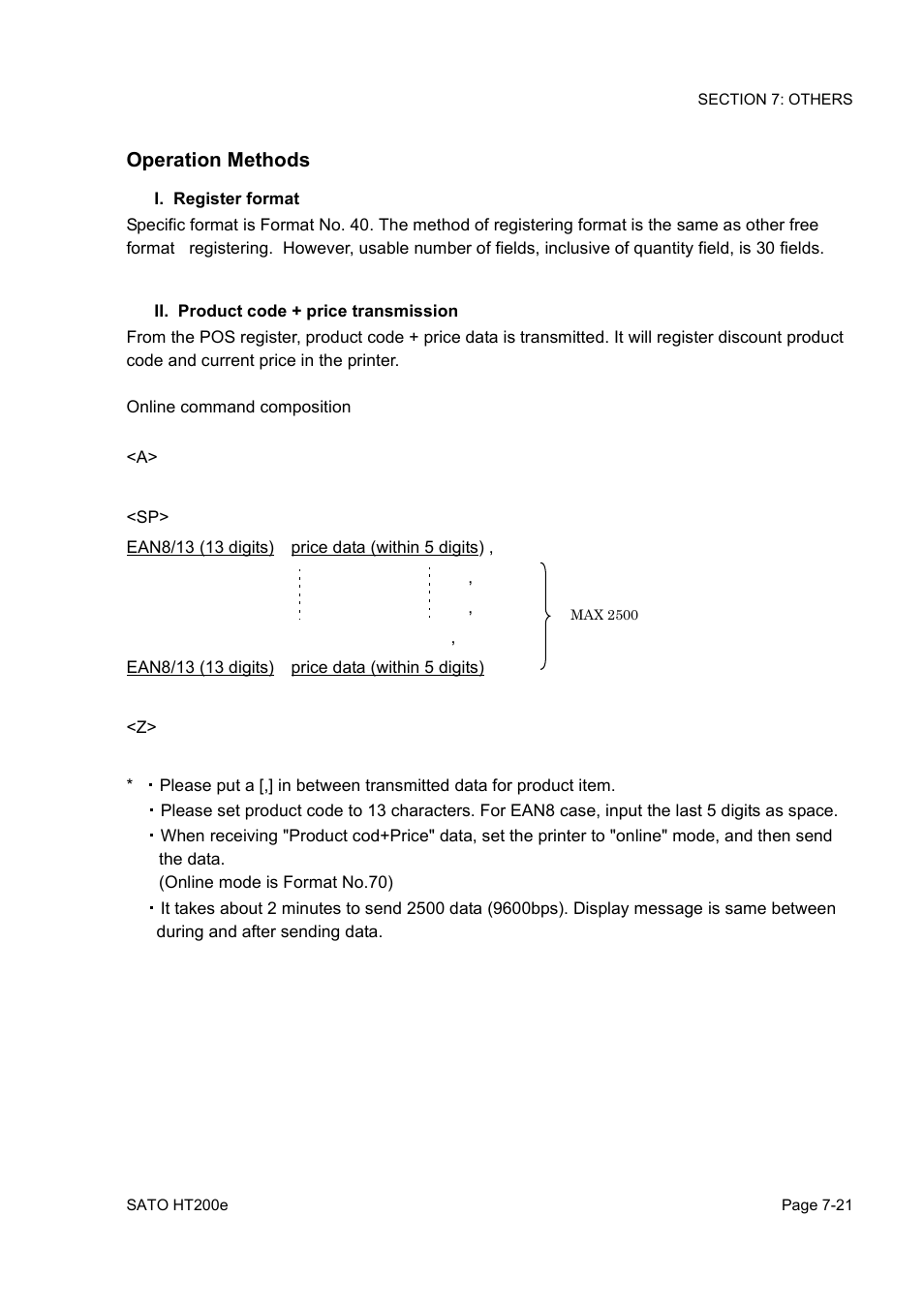 SATO HT200e User Manual | Page 141 / 152