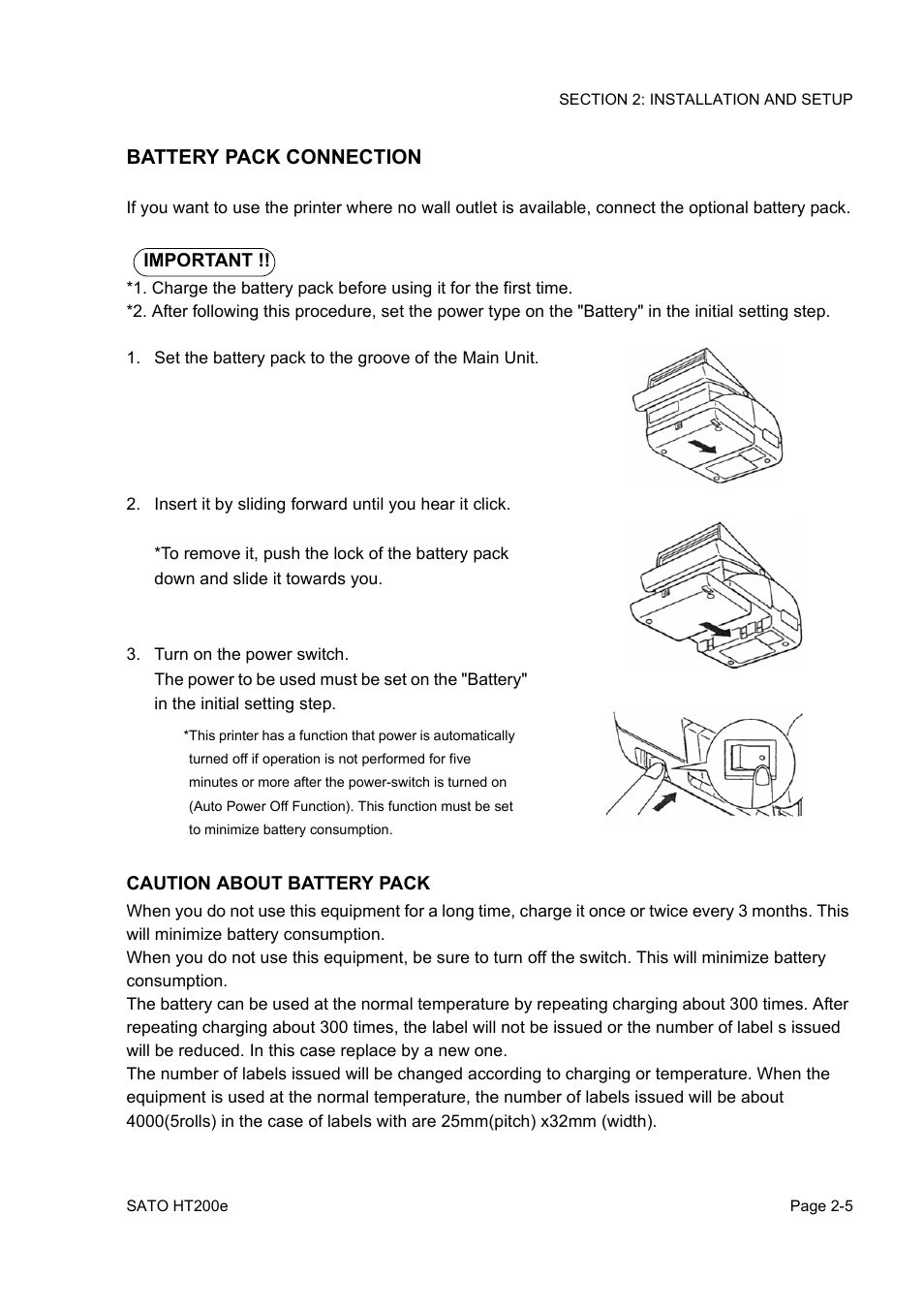 SATO HT200e User Manual | Page 23 / 152